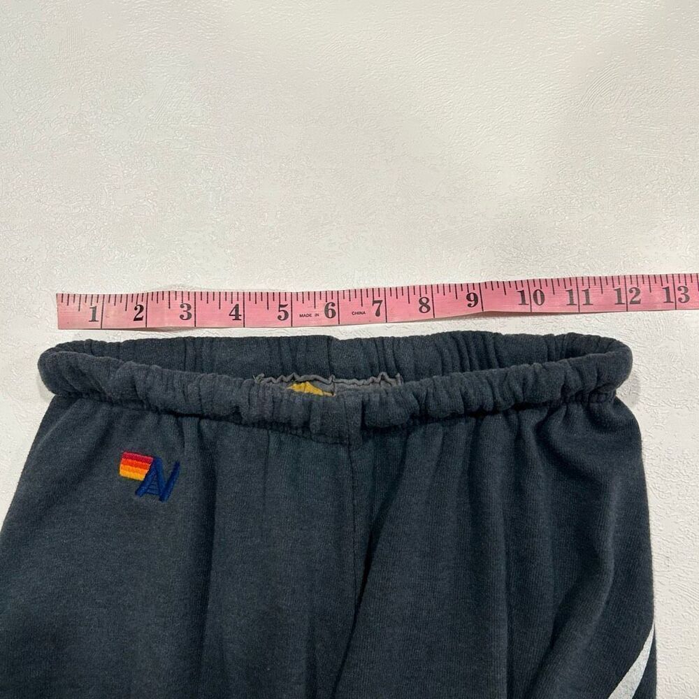 Aviator Nation Sweatpants Gray Joggers Relaxed Fit Lounge Size S - Picture 9 of 12